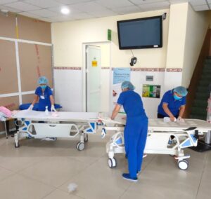 Vệ sinh bệnh viện tại Vĩnh Long